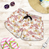 Tea pots Pattern Print Design 01 Women Shorts