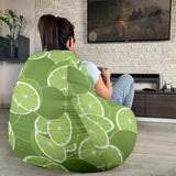 Lime Pattern Background Bean Bag Cover