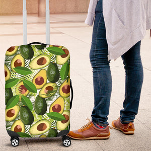 Avocado Leaves Pattern Luggage Covers