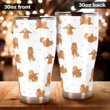 Pomeranian Yoga Pattern Tumbler