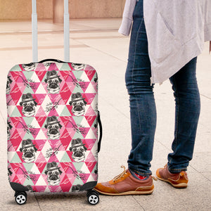 Pug Pattern Luggage Covers