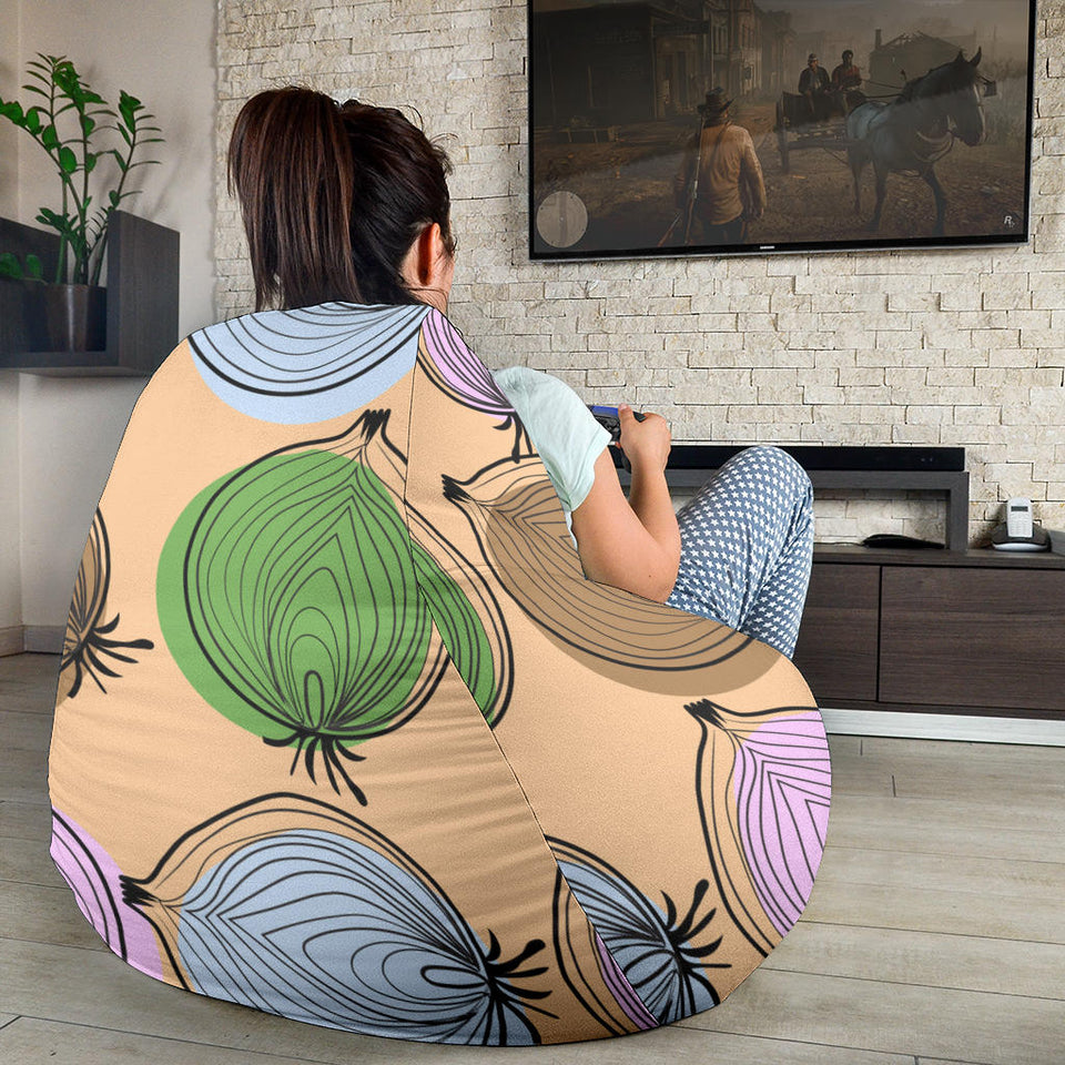 Onion Pattern Bean Bag Cover