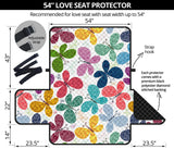 Colorful Butterfly Pattern Loveseat Couch Cover Protector