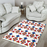 Geometric Pineapple Pattern Area Rug