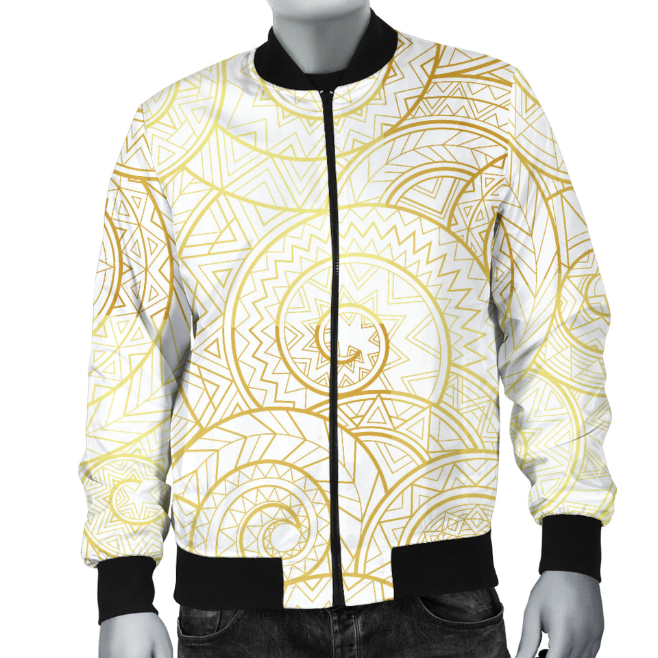 Shell Tribal Pattern Men Bomber Jacket