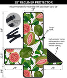 Guava Leaves Pattern Recliner Cover Protector