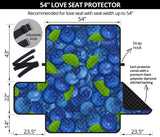 Blueberry Pattern Background Loveseat Couch Cover Protector