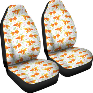 Goldfish Pattern Print Design 03 Universal Fit Car Seat Covers