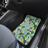Cactus Pattern Background Front Car Mats
