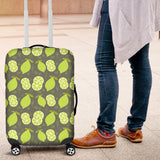 Lime Pattern Theme Luggage Covers