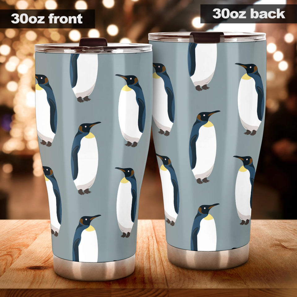 Penguin Pattern Theme Tumbler