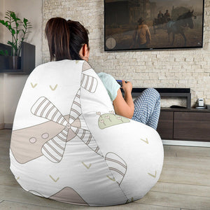 Windmill Pattern Background Bean Bag Cover