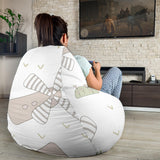 Windmill Pattern Background Bean Bag Cover