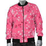 Sakura Pattern Background Men Bomber Jacket