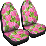 Pink Tulip Pattern Universal Fit Car Seat Covers