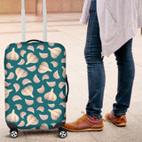 Garlic Pattern Background Luggage Covers