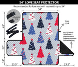 Christmas Tree Star Pattern Loveseat Couch Cover Protector