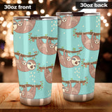 Sloth Mom and baby Pattern Tumbler