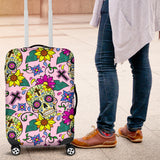 Colorful Suger Skull Pattern Luggage Covers