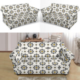 Arabic Morocco Pattern Background Loveseat Couch Slipcover