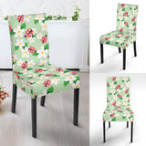 Ladybug Pattern Print Design 05 Dining Chair Slipcover