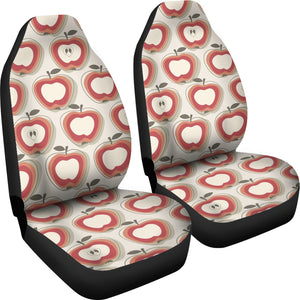 Red Apple Pattern Universal Fit Car Seat Covers