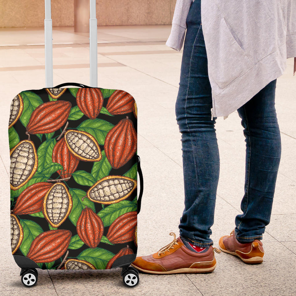 Cocoa Leaves Pattern Luggage Covers