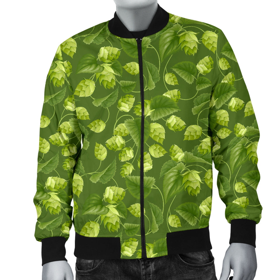 Hop Pattern Men Bomber Jacket