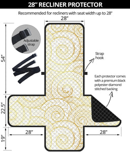 Shell Tribal Pattern Recliner Cover Protector