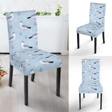 Pigeon Pattern Print Design 03 Dining Chair Slipcover