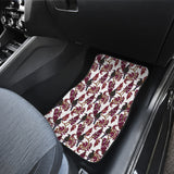 Crow Tree Leaves Pattern Front Car Mats