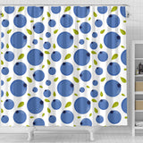 Blueberry Pattern Shower Curtain Fulfilled In US