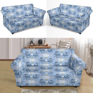 Octopus Heart Pattern Loveseat Couch Slipcover