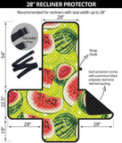 Watermelon Theme Pattern Recliner Cover Protector