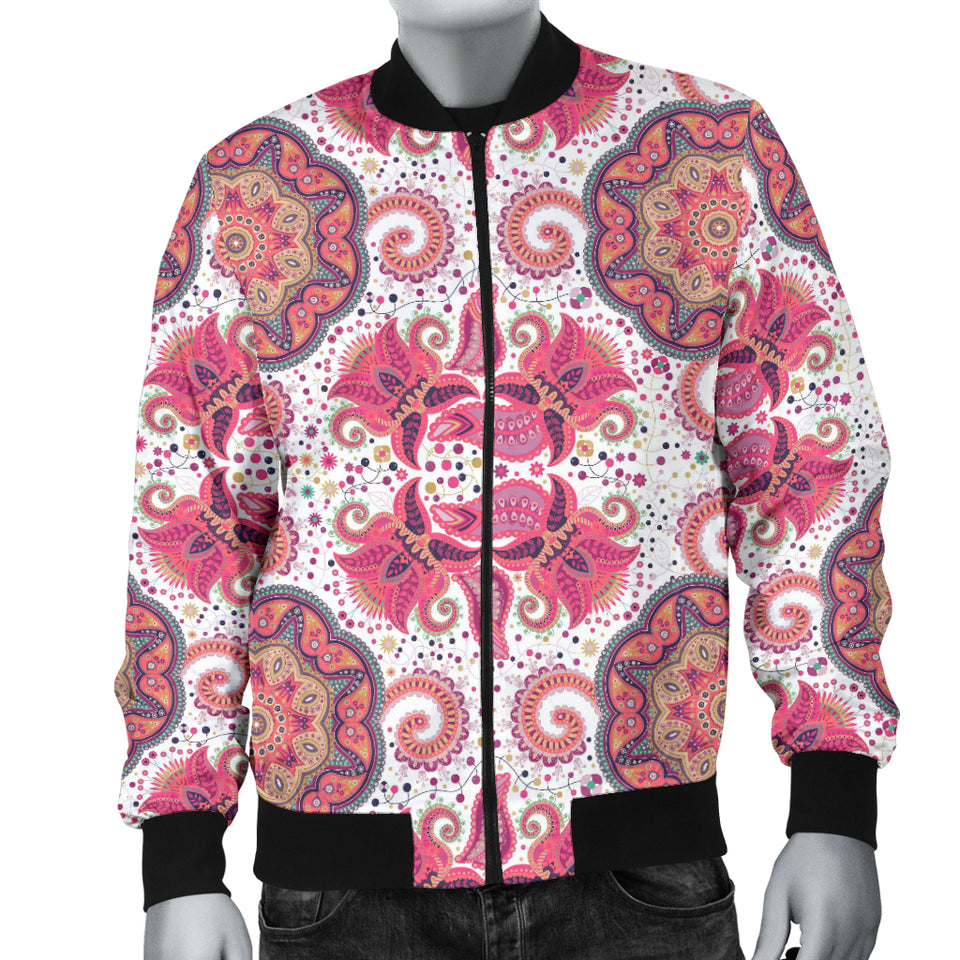 Indian Pattern Men Bomber Jacket