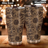 Sun Pattern Theme Tumbler