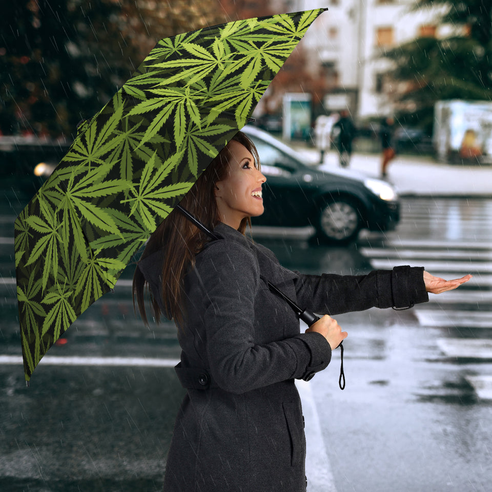 Canabis Marijuana Weed Pattern Print Design 03 Umbrella