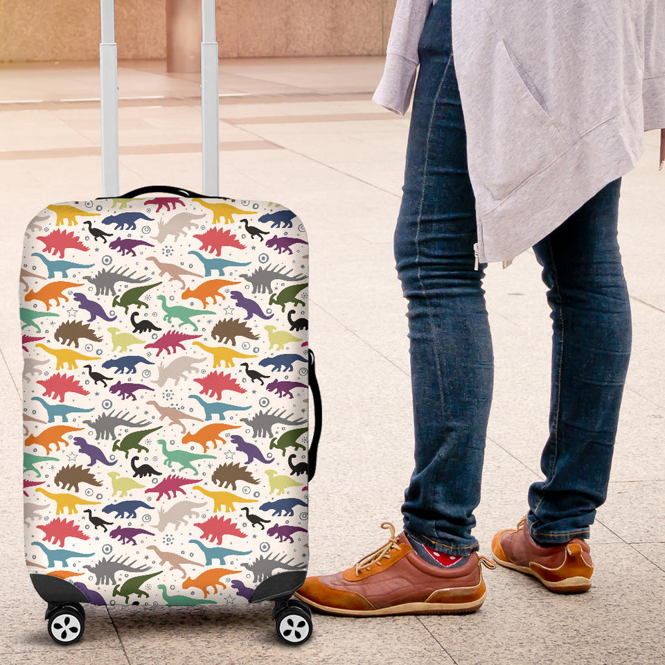 Colorful Dinosaur Pattern Luggage Covers