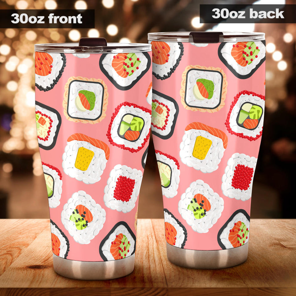 Sushi Roll Pattern Tumbler