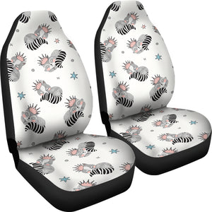 Sleep Raccoon Pattern Universal Fit Car Seat Covers