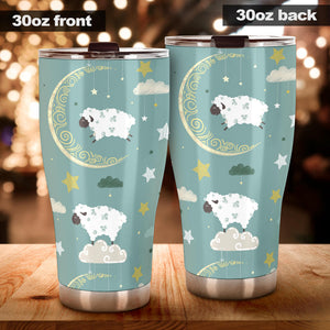 Sheep Sweet Dream Pattern Tumbler