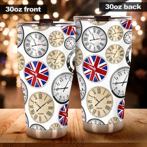 Wall Clock UK Pattern Tumbler