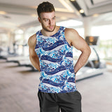 Whale Starfish Pattern Men Tank Top