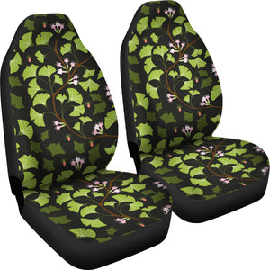 Ginkgo Leaves Flower Pattern Universal Fit Car Seat Covers