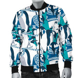 Penguin Pattern Men Bomber Jacket