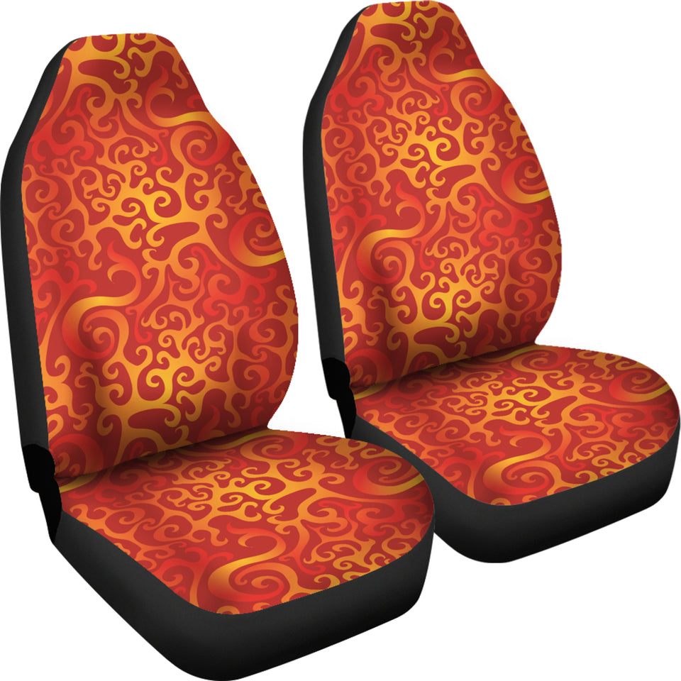 Flame Fire Pattern Universal Fit Car Seat Covers