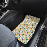 Lion Pattern Print Design 02 Front Car Mats