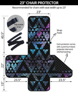 Space Galaxy Tribal Pattern Chair Cover Protector