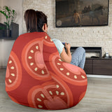 Sliced Tomato Pattern Bean Bag Cover