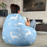 Snowflake Deer Pattern Bean Bag Cover